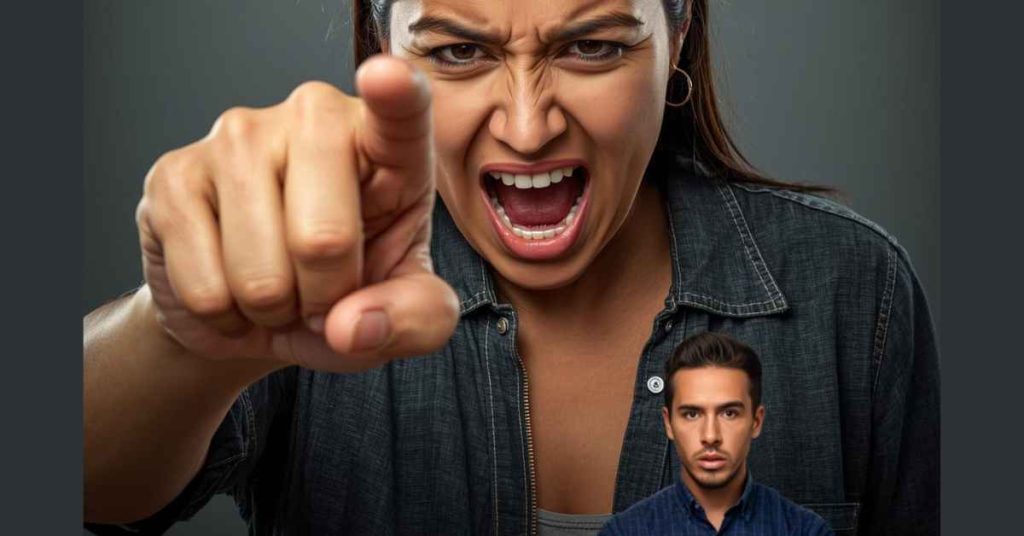 narcissistic blame shifting