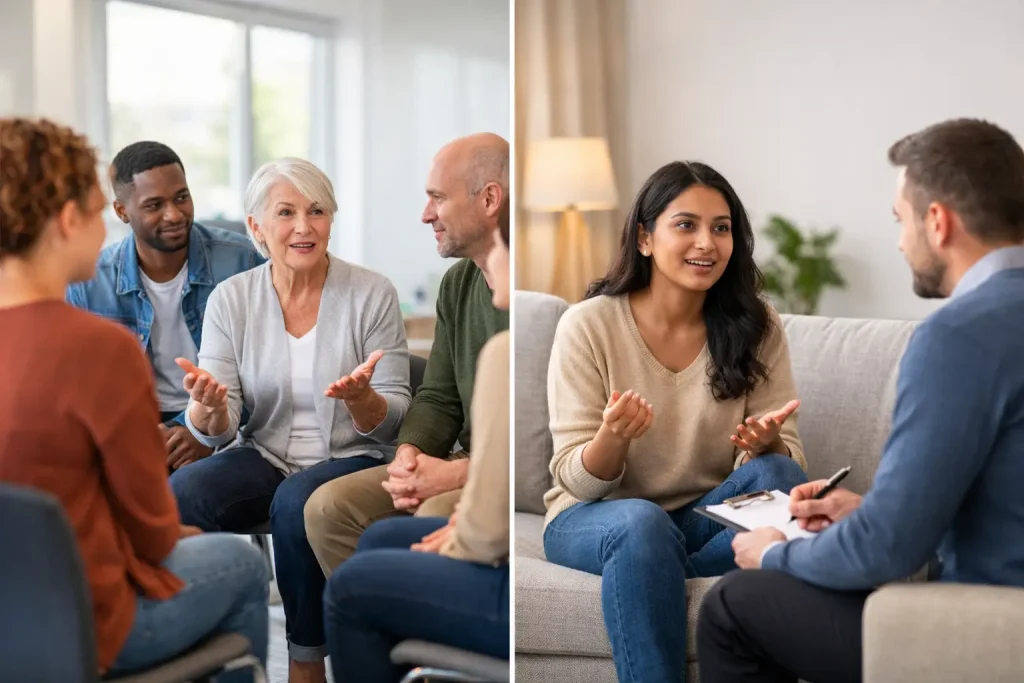 Group Therapy Versus Individual Therapy Compared